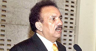 Terrorists targeting peaceful areas: Rehman Malik